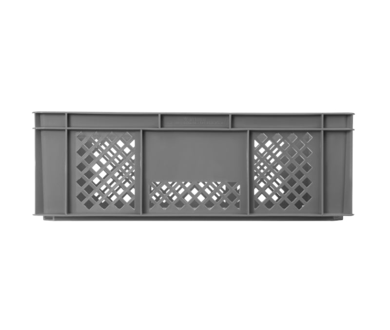 EURO 200 konteineris transportavimui, matmenys 60 x 40 cm (ažūriniai šonai ir apačia)