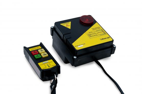 Elektrinė dirbtuvių gervė DWI HD 230V 12, keliamoji galia 125-250 kg (belaidis nuotolinio valdymo pultas)