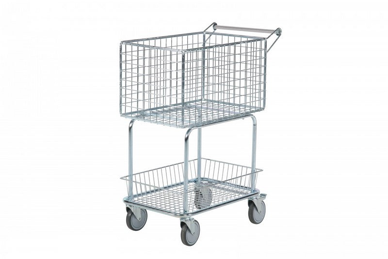 Universalus pirkinių vežimėlis, kurio matmenys 715x415x965 (keliamoji galia 100 kg)