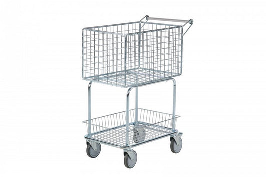 Universalus pirkinių vežimėlis, kurio matmenys 715x415x965 (keliamoji galia 100 kg)