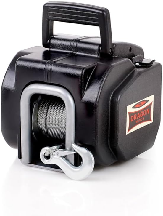 Dragon 12V DWP 3500 elektrinė gervė, kurios traukos galia 1587 kg