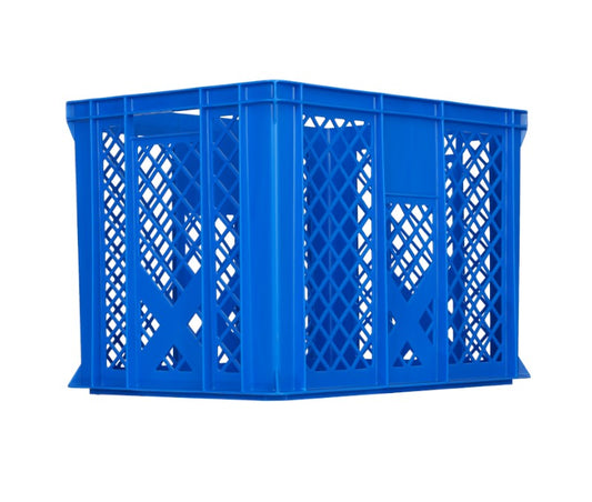 EURO 410 konteineris transportavimui, matmenys 60 x 40 cm (ažūriniai šonai ir apačia)