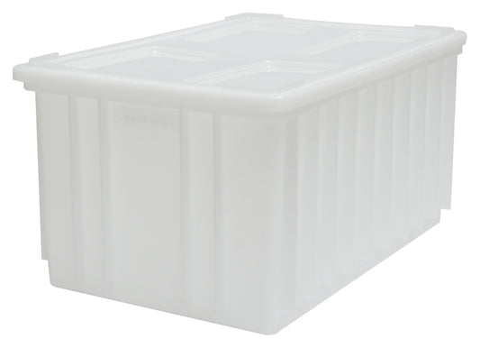 Konteineris su dangteliu transportavimui be rankenų, sandėliavimas, matmenys. 60 x 40 cm (PZH sertifikatas)