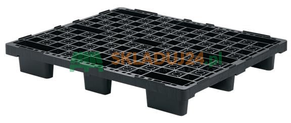 ISO padėklas iš plastiko, ažūrinis, su šoninėmis lentomis kraštuose (išmatavimai 1200 x 1000 mm)