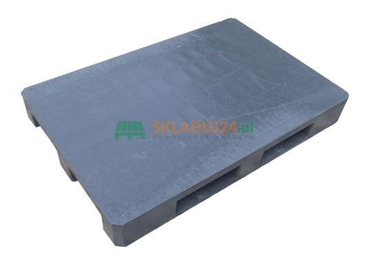 Euro padėklas pagamintas iš plastiko, ant slidžių, lygiu paviršiumi (išmatavimai 1200 x 800 mm)