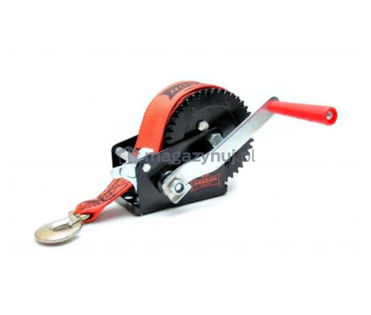 Dragon DWK-16 rankinė gervė, traukimo galia 720 kg, su 10 m diržu