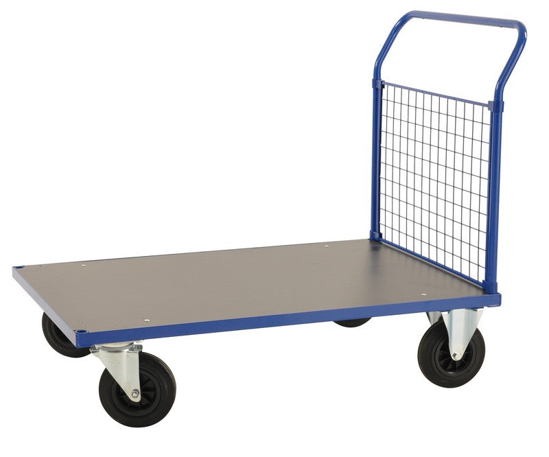 Platform trolley with side net, dimensions 1200x800x1020 mm, load capacity 500 kg