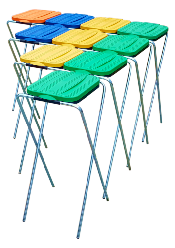 Vienas stovas atliekų rūšiavimui 120 litrų maišams