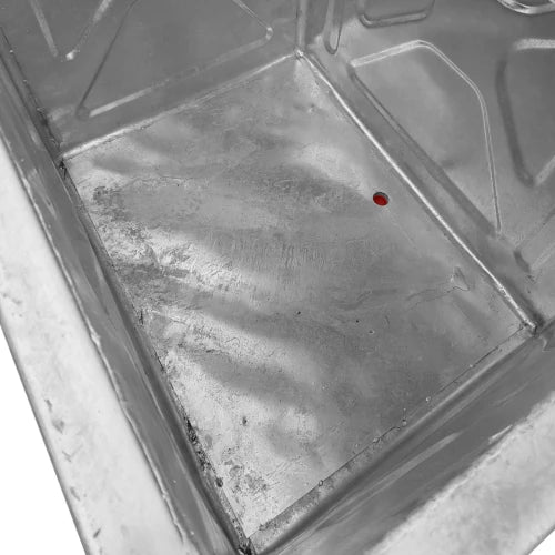 Waste sorting container, galvanized on wheels, capacity 1100 l