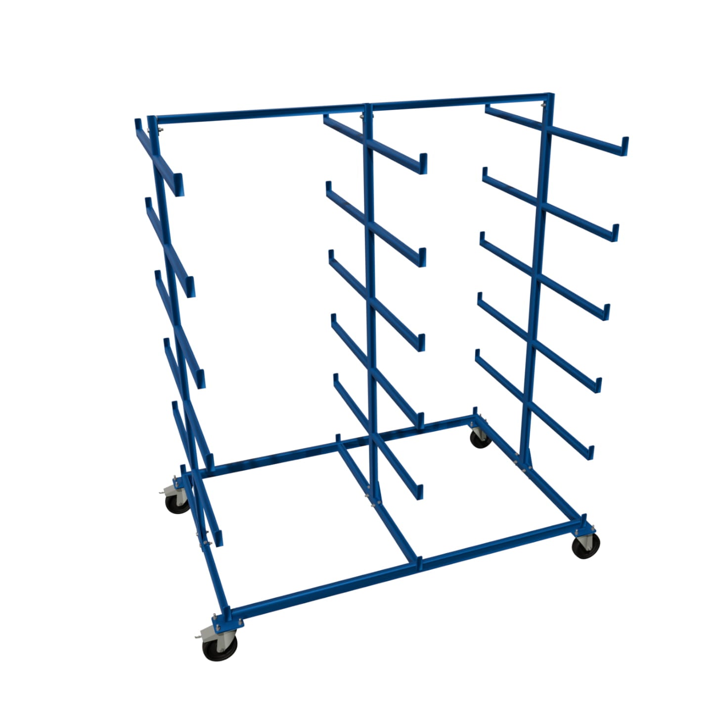 Mobilny regał wspornikowy dwustronny 1500x1000x2000