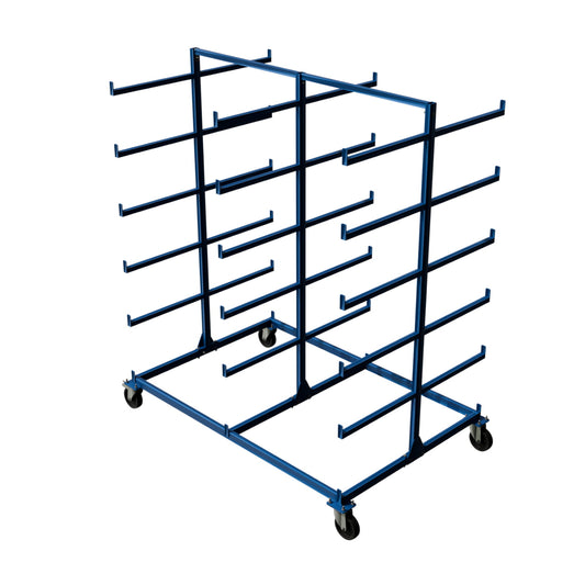 Mobilny regał wspornikowy dwustronny 1500x1000x2000