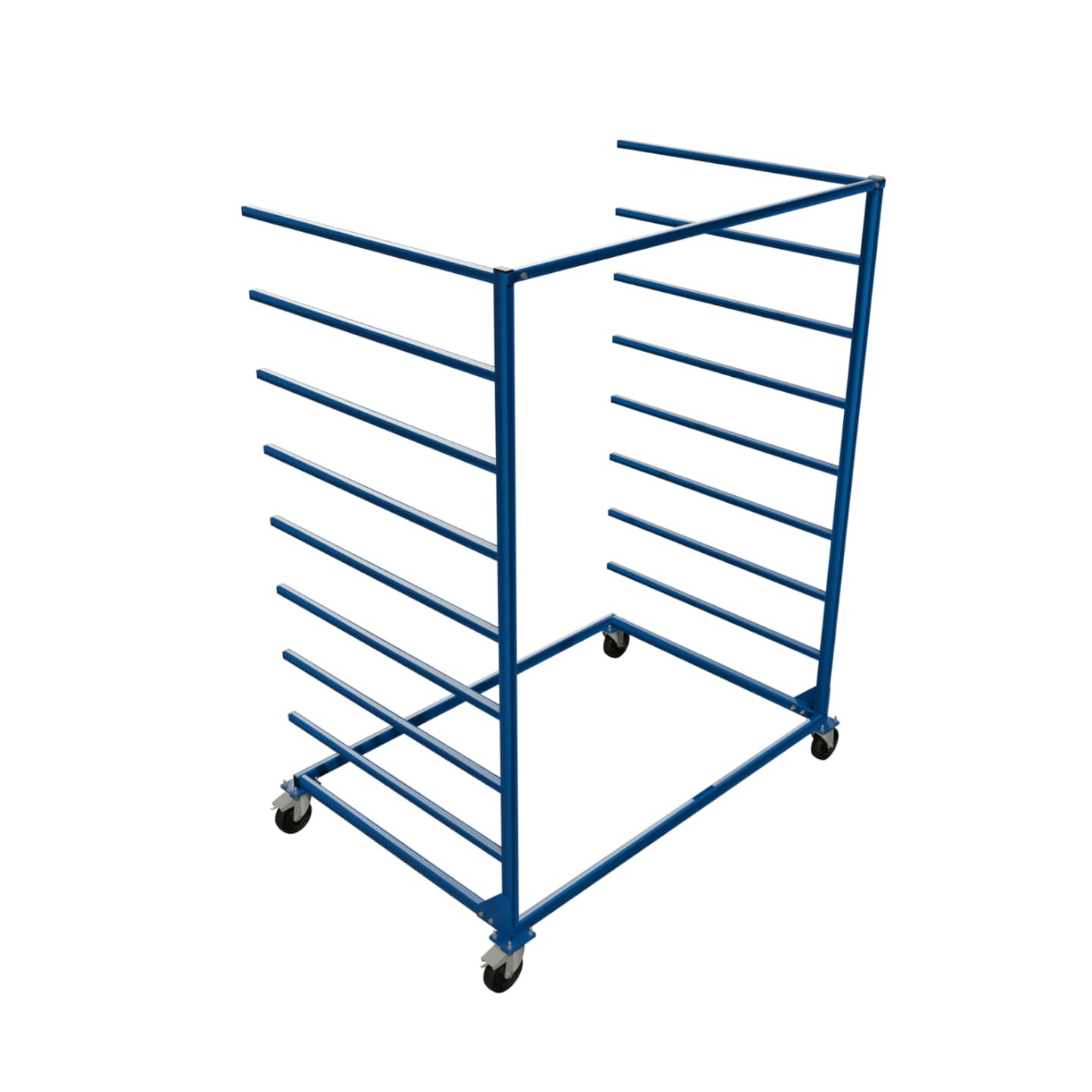 Mobilny regał wspornikowy jednostronny 1500x1000x2000