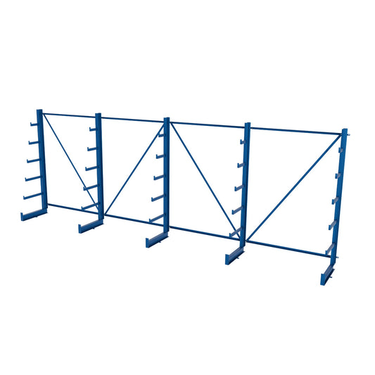 Regał choinkowy, wspornikowy jednostronny wym. 2000x5400x635 - 5 stojaków