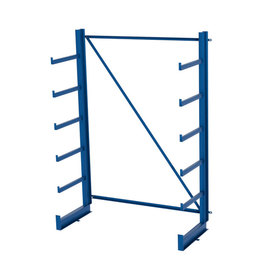 Regał równoramienny, wspornikowy jednostronny wym. 2000x1350x635