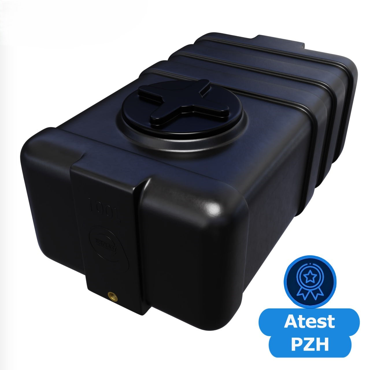 Zbiornik plastikowy 100 l SG (wym. 80 x 48 x 34 cm)