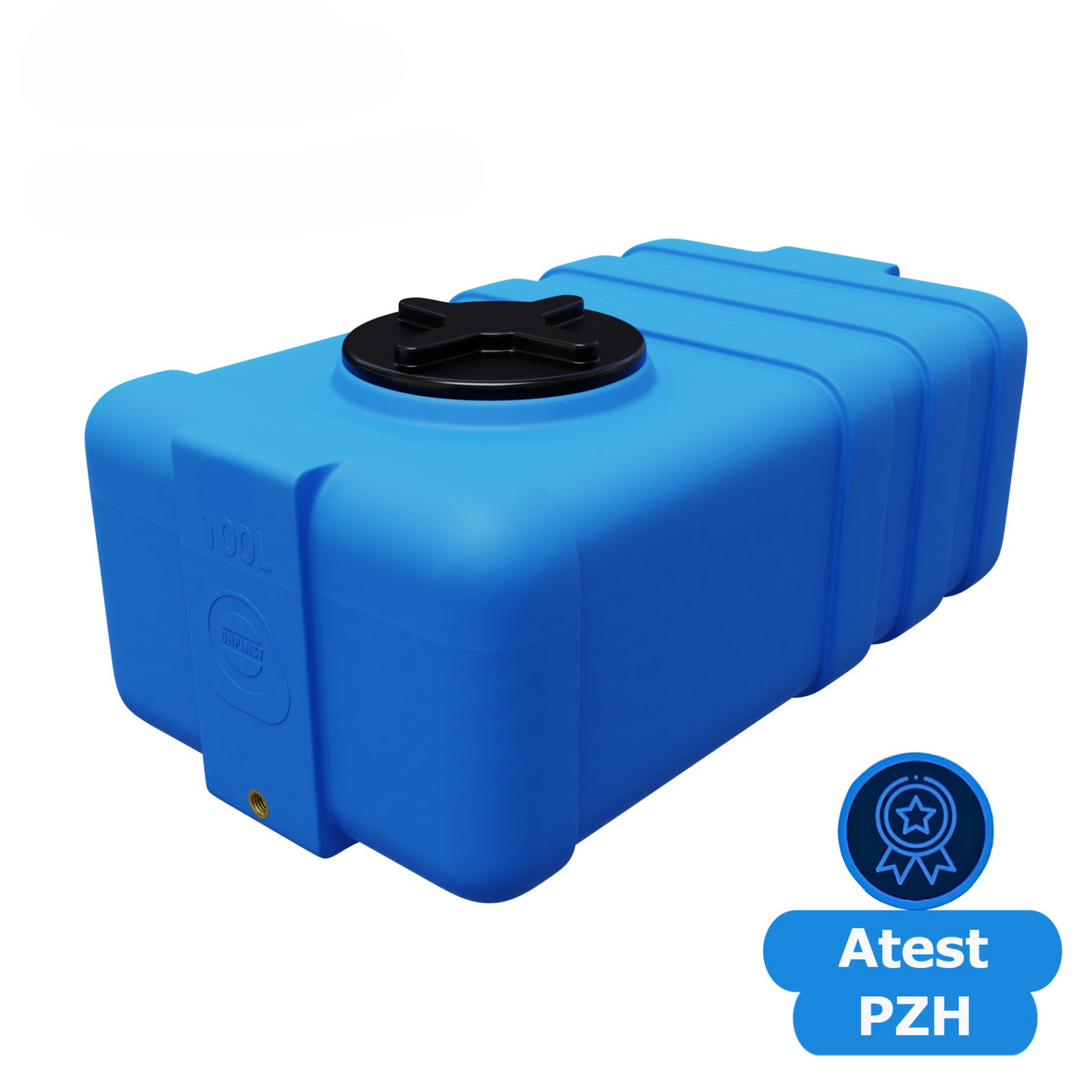 Zbiornik plastikowy 100 l SG (wym. 80 x 48 x 34 cm)