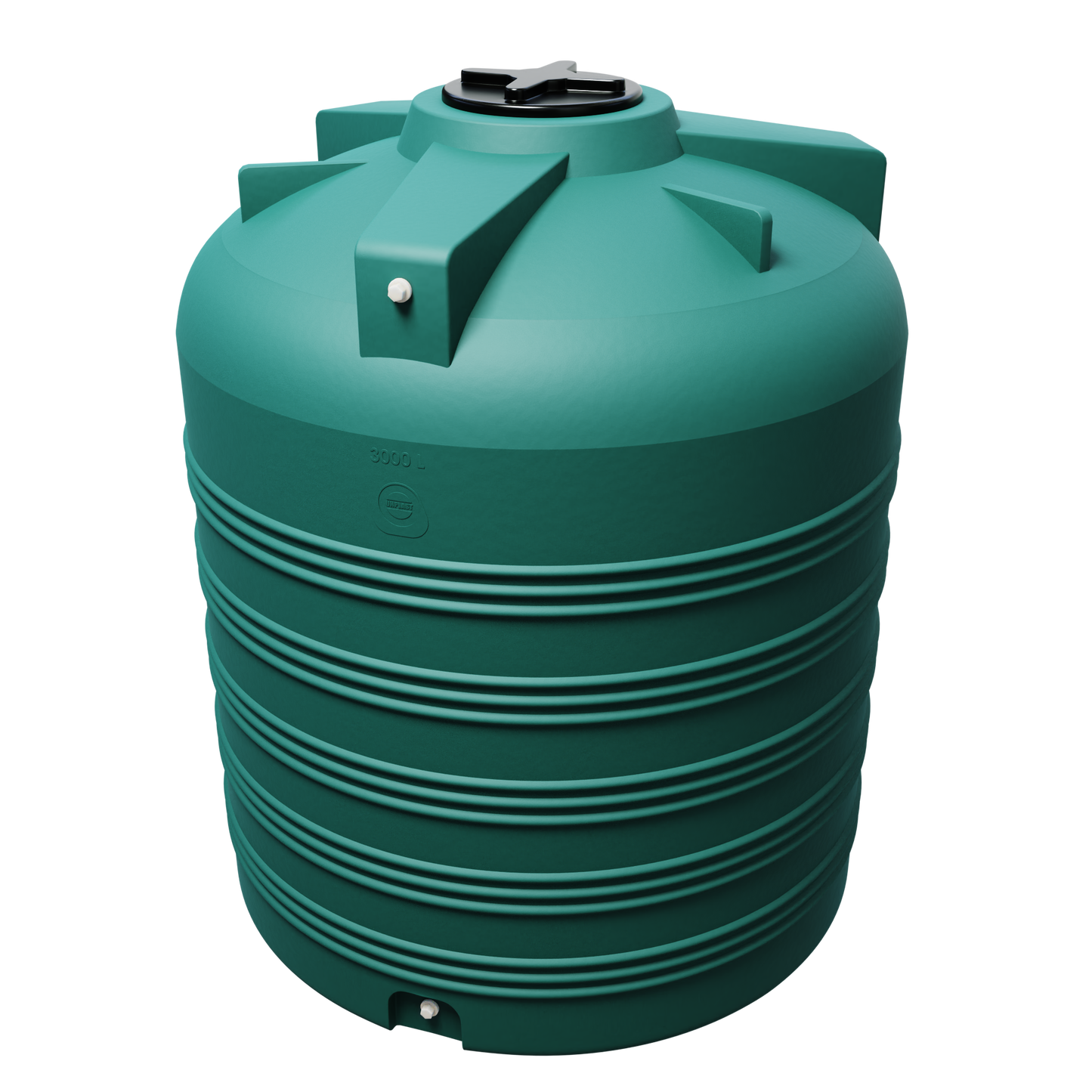 Zbiornik plastikowy, beczka 3000 l (średnica: 153 cm)