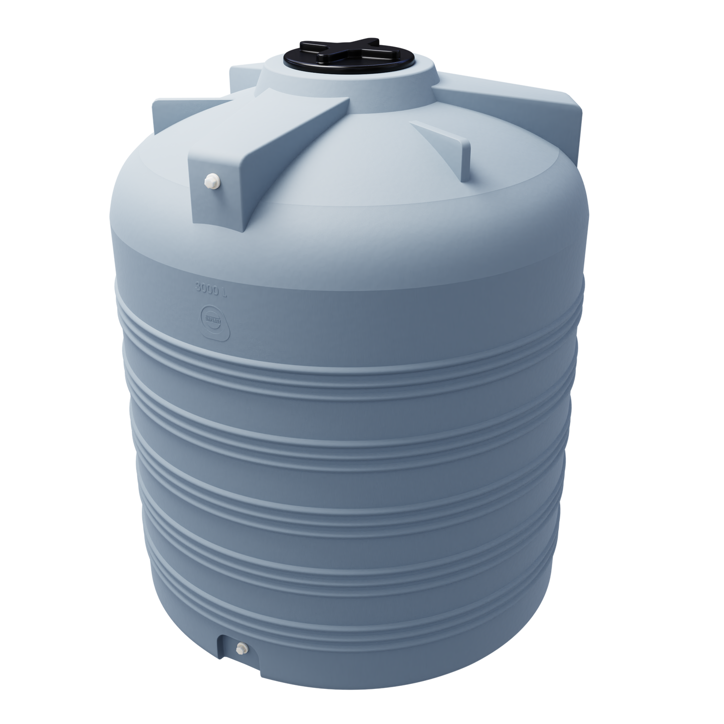 Zbiornik plastikowy, beczka 3000 l (średnica: 153 cm)