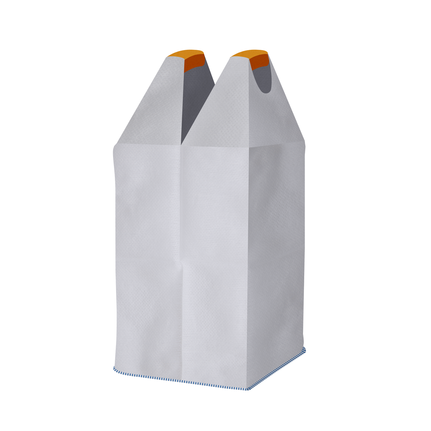 Didelis krepšys BIG BAG 2 rankenos, viršuje atvira (išmatavimai 625 x 625 x 1200 mm)