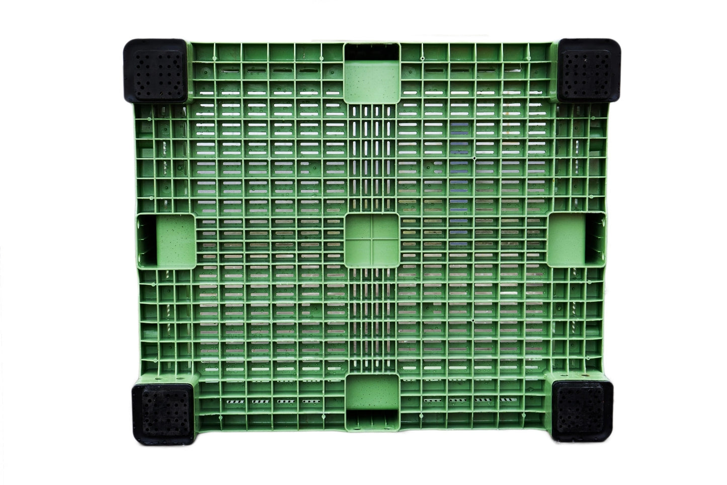 Plastikinė padėklų dėžė, ažūrinė, 4 pėdos, matmenys 1200x1000x790 mm