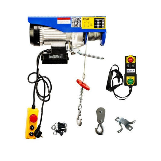 Dirbtuvių gervė, elektrinė Husar BSTP, apkrova 300-600 kg (belaidis nuotolinio valdymo pultas)