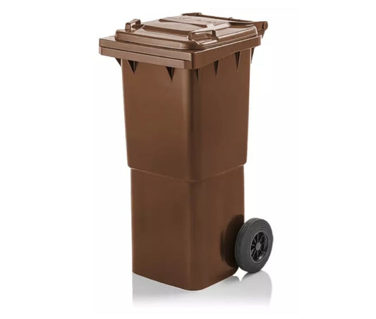 Atliekų rūšiavimo konteineris ant ratų, kurio talpa 240 litrų