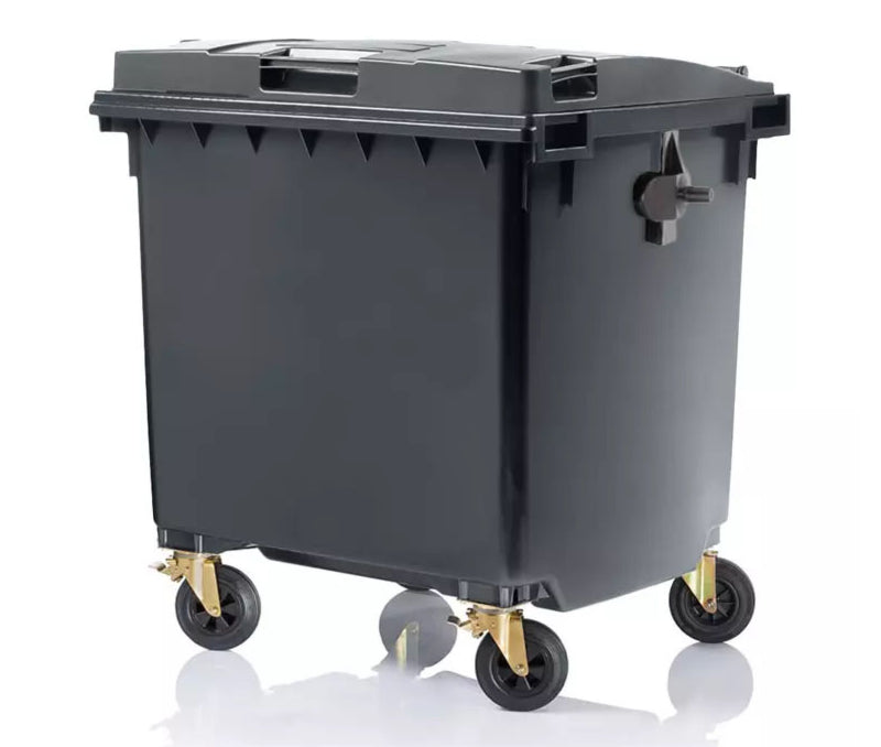 Waste sorting container on wheels with a capacity of 240 l