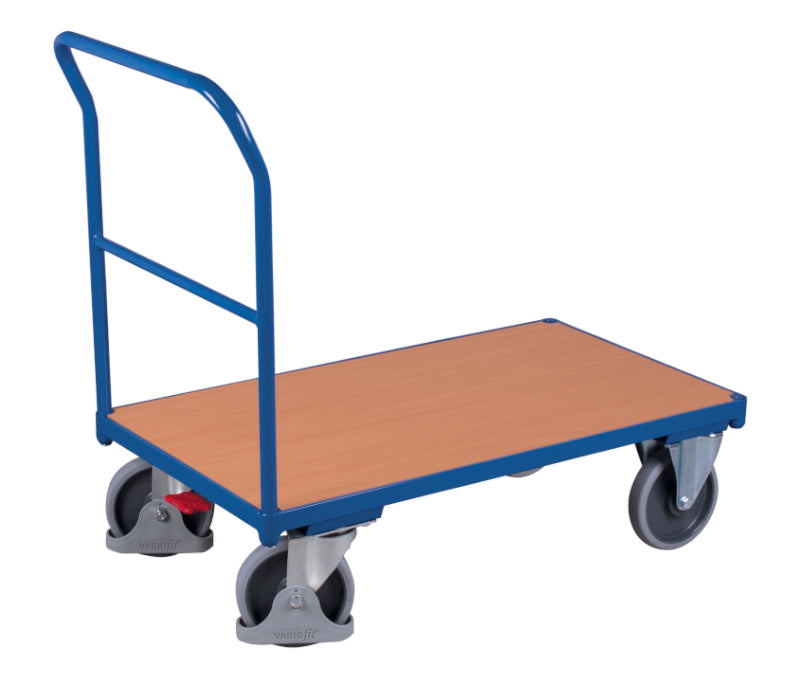 Platforminis vežimėlis su turėklais, matmenys 975 x 500 x 945 mm. 400 kg