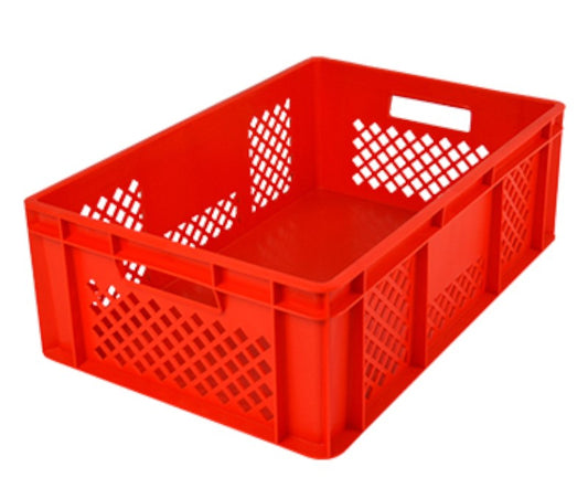 EURO 200 konteineris transportavimui, matmenys 60 x 40 cm (ažūrinės pusės)