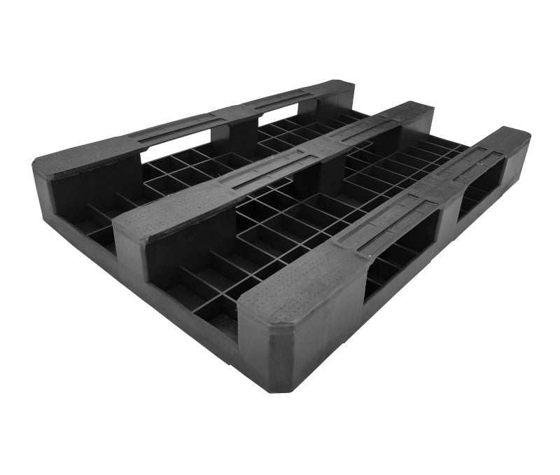 Plastikinis euro padėklas, ant slidžių, su neslystančiu paviršiumi (išmatavimai 1200 x 800 mm)