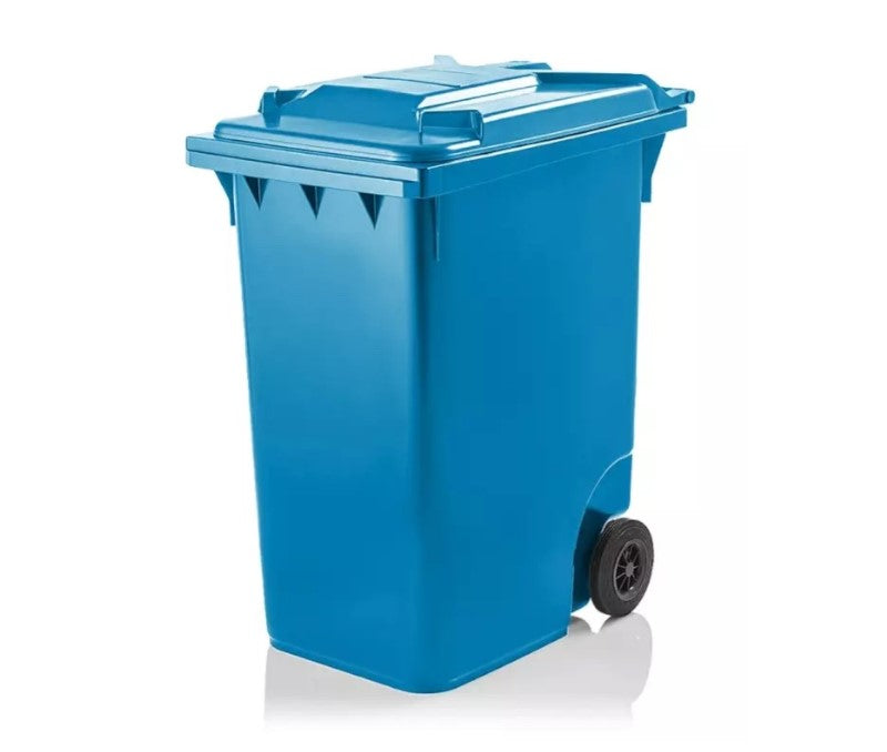 Waste sorting container on wheels 360 l