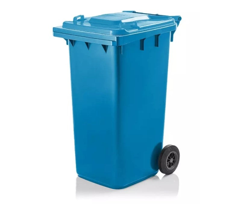 Waste sorting container on wheels with a capacity of 240 l