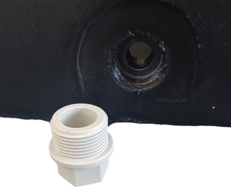 Wanna wychwytowa z kratownicą o pojemności 115 l, kolor czarny, wym. 1250 x 850 x 170 mm