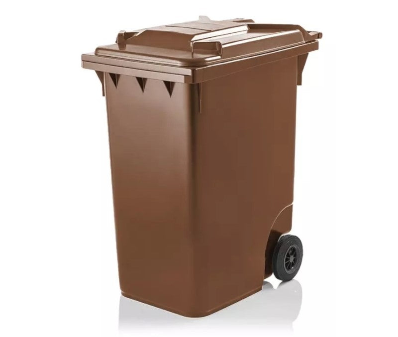Waste sorting container on wheels 360 l