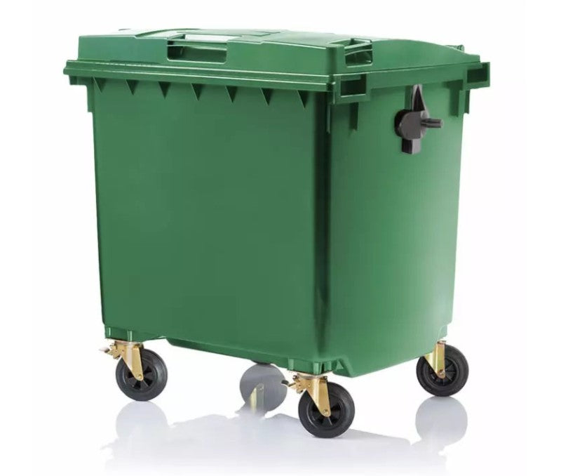 Waste sorting container on wheels with a capacity of 240 l