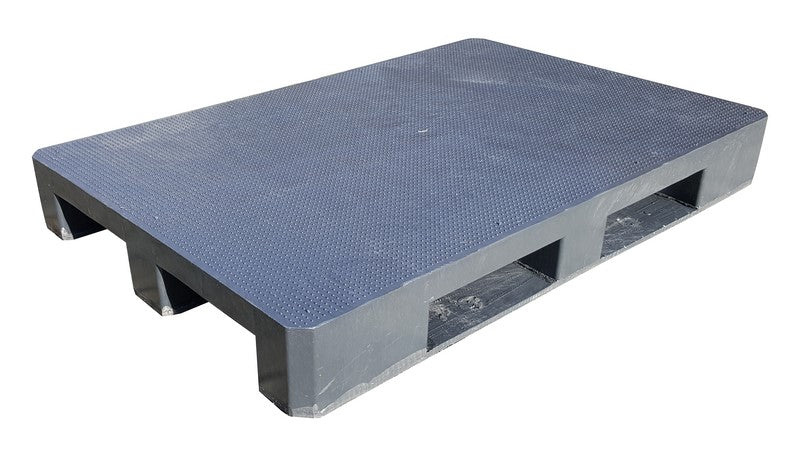 Plastikinis euro padėklas, ant slidžių, su neslystančiu paviršiumi (išmatavimai 1200 x 800 mm)