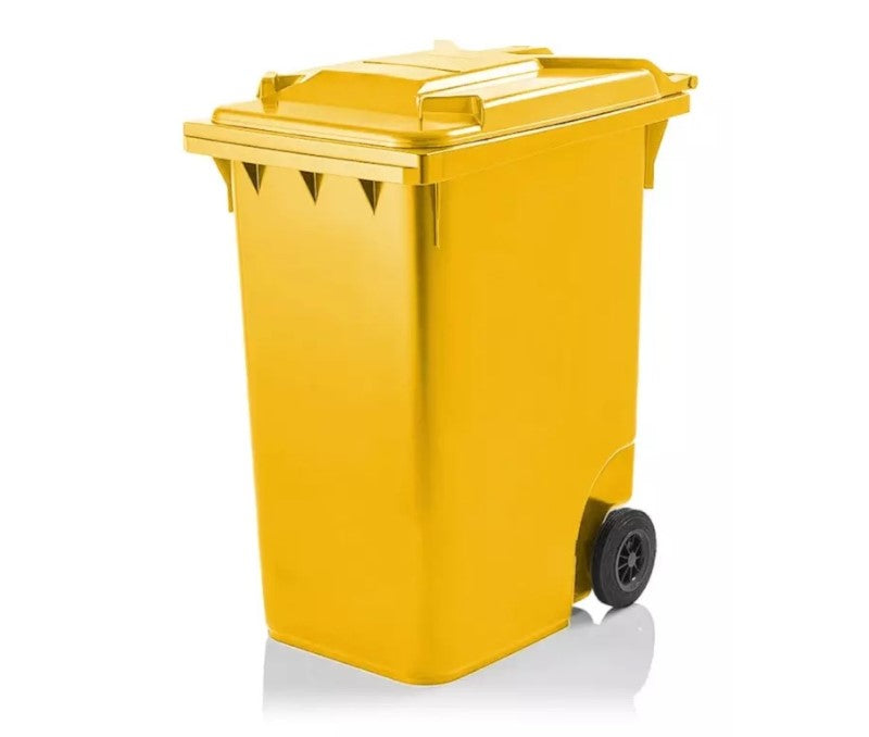 Waste sorting container on wheels 360 l