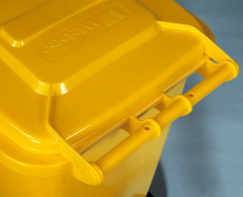Waste sorting container on wheels with a capacity of 240 l