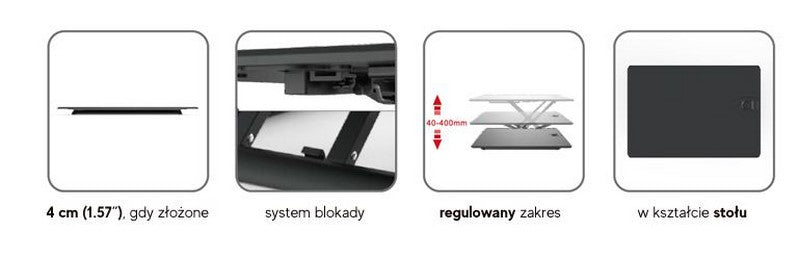 Reguliuojamas stalinis stovas juodos spalvos SPR-211MB