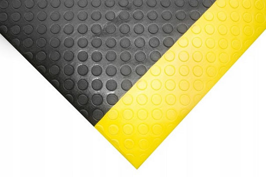Mata antyzmęczeniowa piankowa Orthomat Dot do pracy 1-zmianowej o wymiarze 900x600mm (kolor czarny)