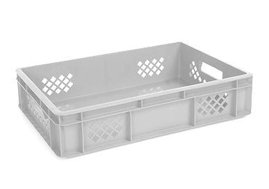 Pojemnik EURO 130 (Ścianki ażurowe. Wym: 600x400x130mm) PZH