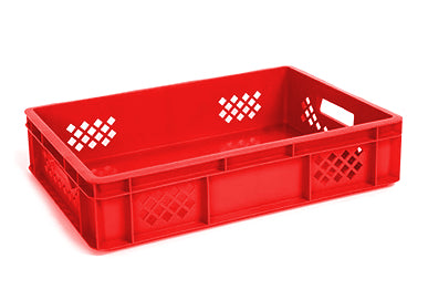 Pojemnik EURO 130 (Ścianki ażurowe. Wym: 600x400x130mm) PZH