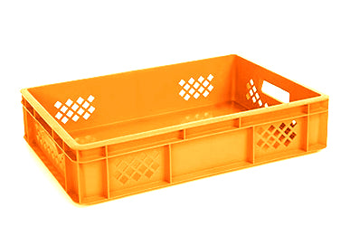 Pojemnik EURO 130 (Ścianki ażurowe. Wym: 600x400x130mm) PZH