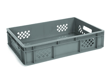 Pojemnik EURO 130 (Ścianki ażurowe. Wym: 600x400x130mm) PZH