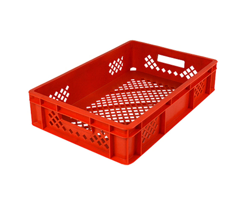 Pojemnik EURO 130 (Ścianki i dno ażurowe. Wym: 600x400x130mm) PZH