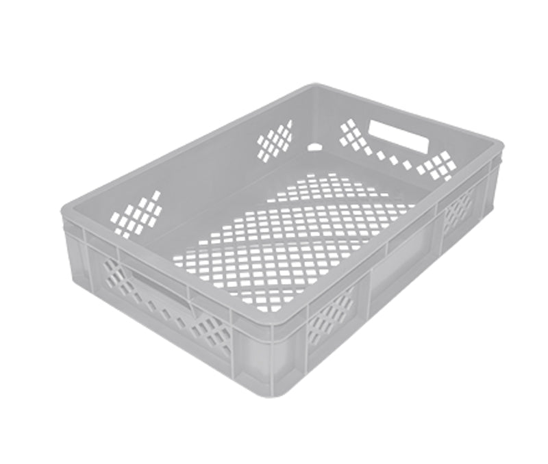 Pojemnik EURO 130 (Ścianki i dno ażurowe. Wym: 600x400x130mm) PZH