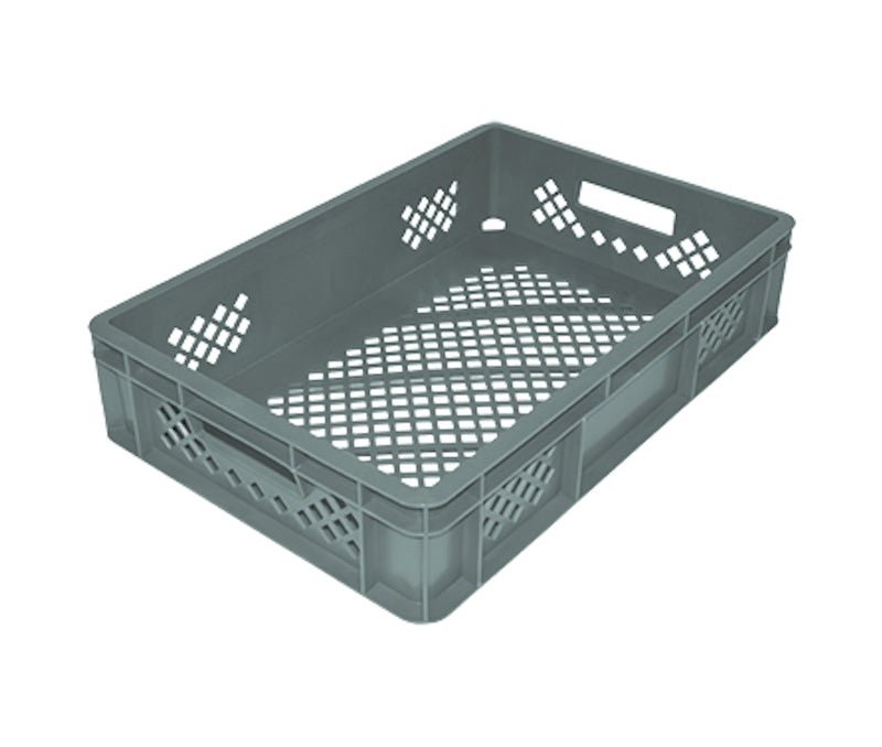Pojemnik EURO 130 (Ścianki i dno ażurowe. Wym: 600x400x130mm) PZH