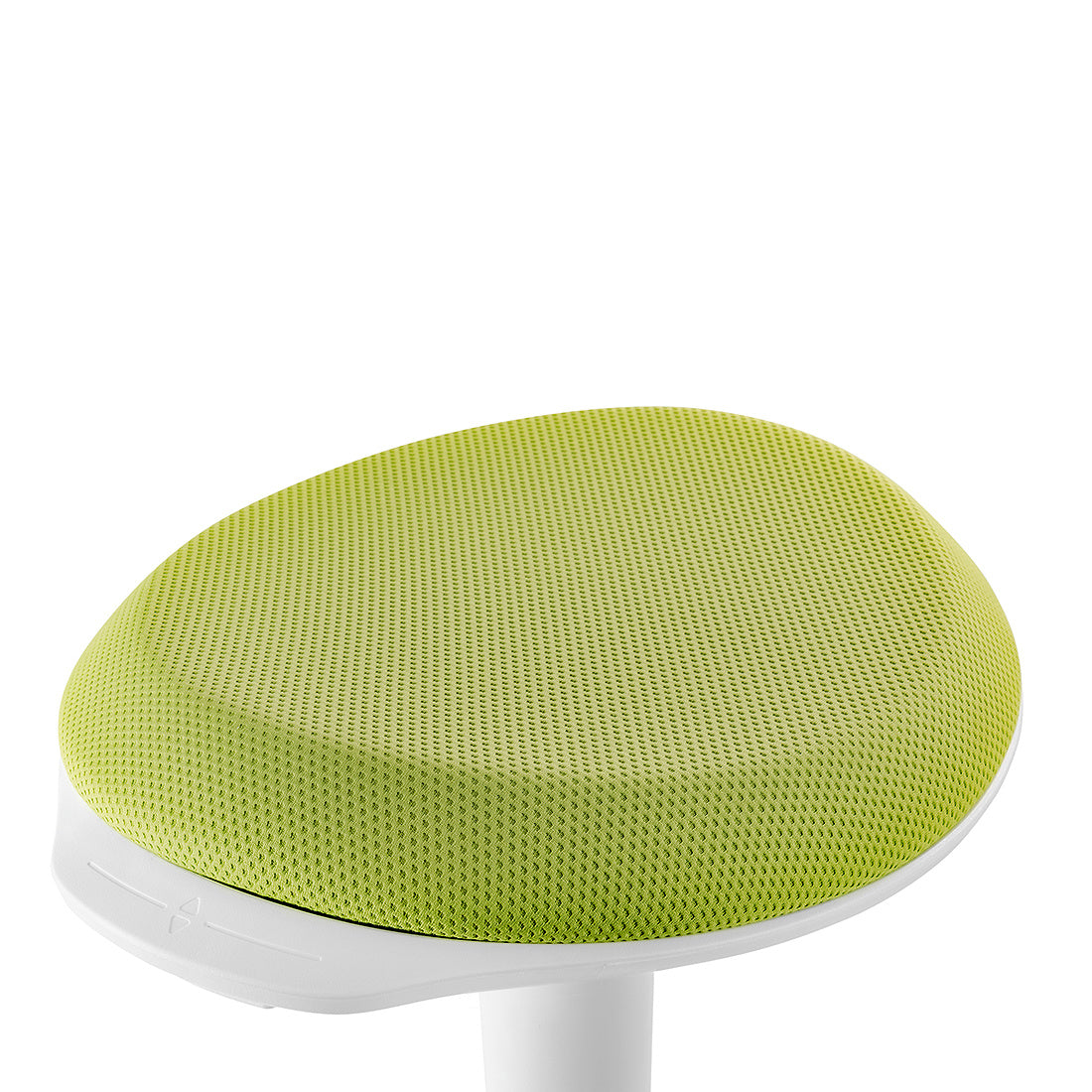 Reguliuojama ergonomiška Zippy balansuojanti taburetė baltos ir jazminų spalvos