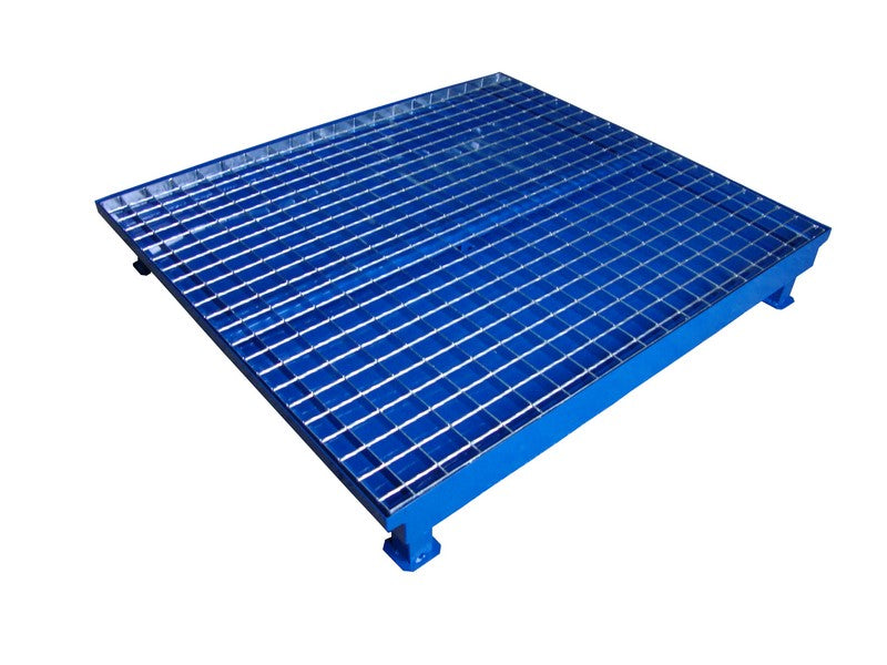 Nuvarvėjimo padėklas su grotelėmis, talpa 150 l, matmenys. 1150 x 1300 x 200 mm