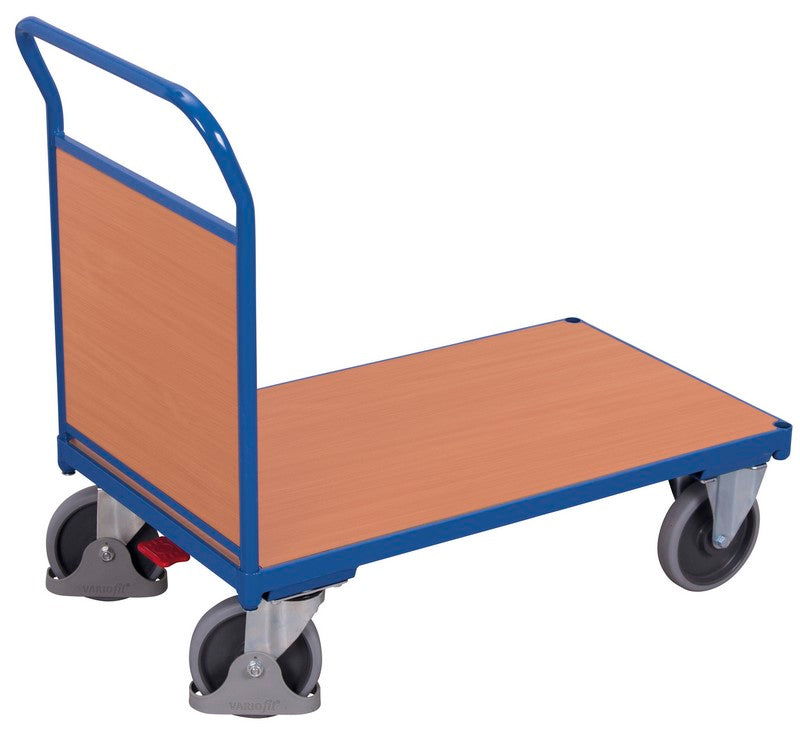 Platforminis vežimėlis su įmontuotu turėklu, matmenys 975 x 500 x 975 mm. 400 kg